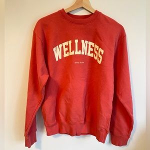 Sporty & Rich | Wellness Crew Neck | New Without Tags | XS | Dark Salmon Color